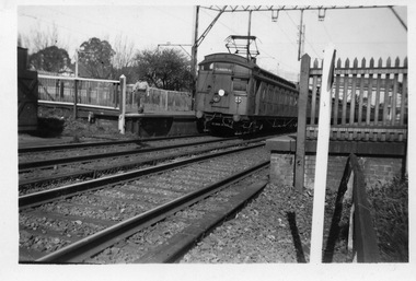 Digital photo, George L Coop, Surrey Hills railway station, October 1958