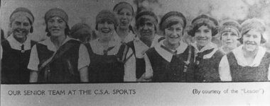 Work on paper - Photograph, Mont Albert Central School Senior Team, December 1927