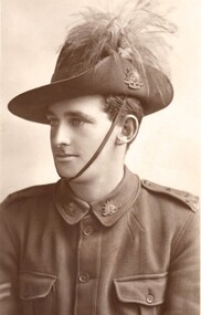 Photograph, George Leslie Rayment in AIF uniform