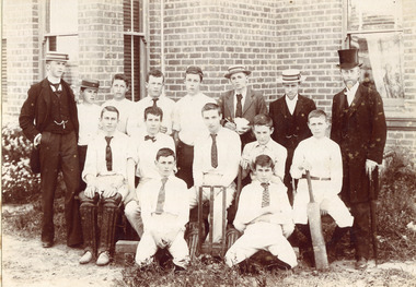 Photograph - Surrey College Cricket Team, 1899, 1899