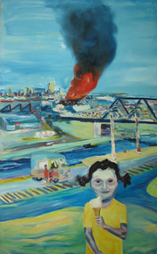 Painting, United Transport Fire, 1989