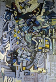 Painting, Dancing Unicorn, October 1984