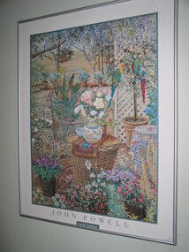Off-Set Lithograph, John Powell, Rowers and birds