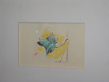 Pencil sketch, Marilyn Mendenbach (Cardinal), Leaf study, 1982