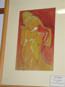 Mixed media, Paul McVeigh, Moving Woman, 1987