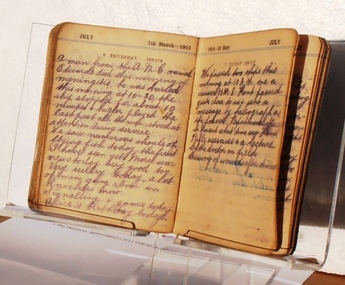 Diary, Diary 1916, 1916-1917