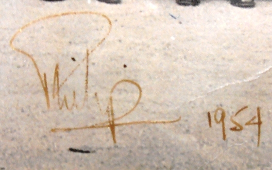 Signature and date on image.