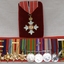 Large set of army medals and awards.