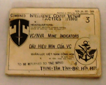 Small booklet with Vietnamese words on cover