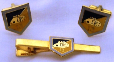 Tie bar and cuff links