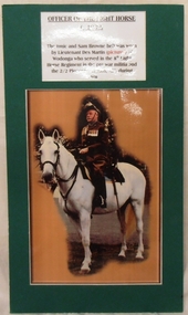Photograph, Officer of the Light Horse c.1939