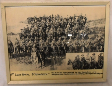 Photograph, 8th Light Horse B. Squadron, 1940