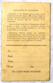 Parade card, 1939