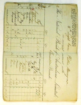 Page of official looking writing