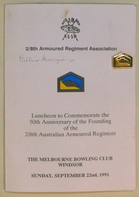 Menu, September 1991
