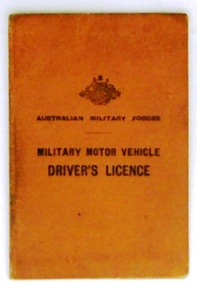 Small booklet for official purpose WWII.