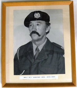 Framed photograph of army officer