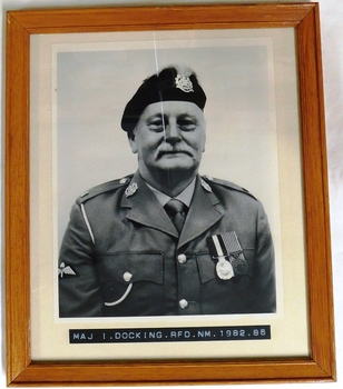 Framed photograph of army officer