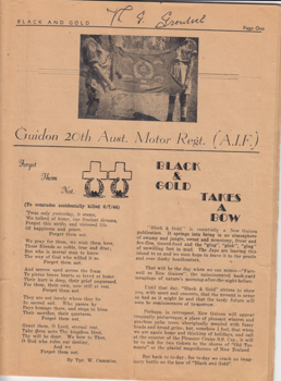 Army magazine produced during WWII.