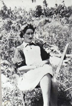 Soldier in fancy dress for concert