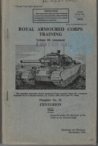 Soft covered booklet about tanks