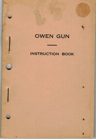 Soft cover booklet stapled on edge.