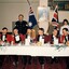 Group of army officers at dinner