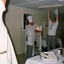Regimental cooks making adjustments to light