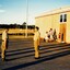 Soldiers in front of a building