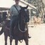 Soldier on horseback with sword
