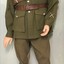 Mannequin dressed in army uniform