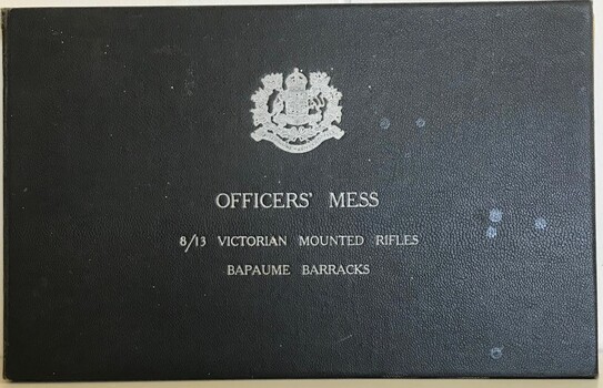 Book for visitors to record their names.