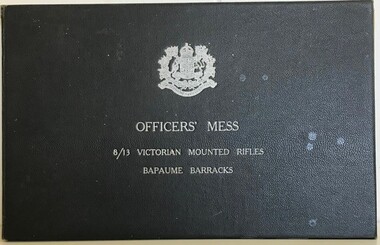 Book for visitors to record their names.