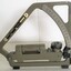 Metal quadrant with sliding bar and level bubble