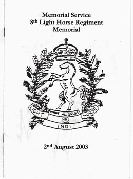 Single fold document for Army event