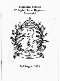 Single fold document for Army event