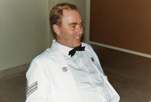Soldier in formal dress and badges of rank