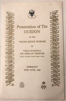 Folded card with raised printing