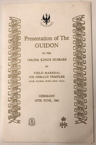 Folded card with raised printing