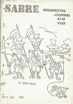 Paper booklet with cartoon on cover