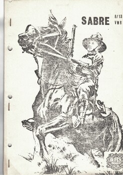 Paper booklet with picture of horse on cover