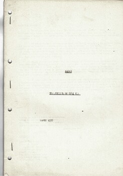 Paper booklet with plain cover