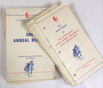 Booklets with image of horse on cover