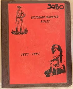 Ring binder with horses on coloured cover 