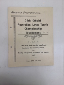 Tournament Programme, 1946