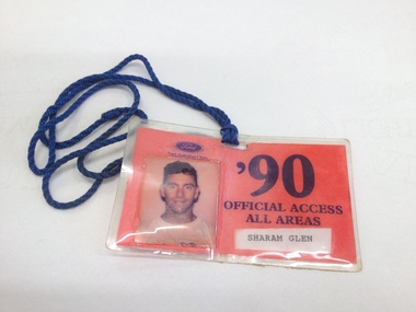 Entry pass, 1990