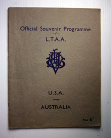 Tournament Programme, 1932