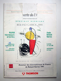 Tournament Programme, 1989