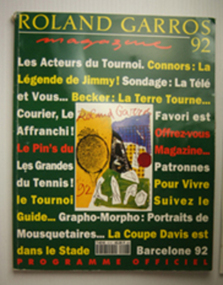 Tournament Programme, 1992