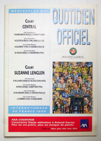 Tournament Programme, 26-May-99